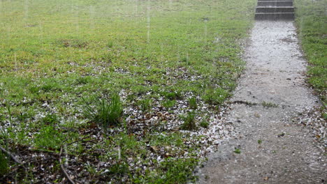 hail and rain in texas