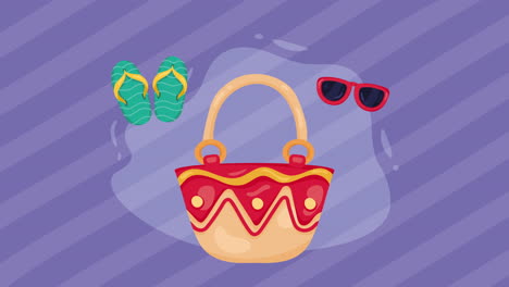 equipaje de mano viajes vacaciones animación