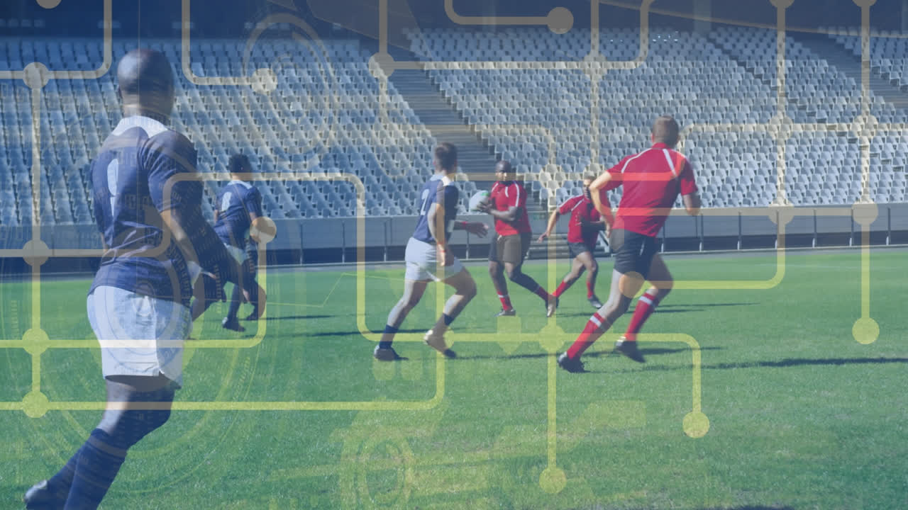 축구 선수들에 대한 연결 네트워크의 활성화