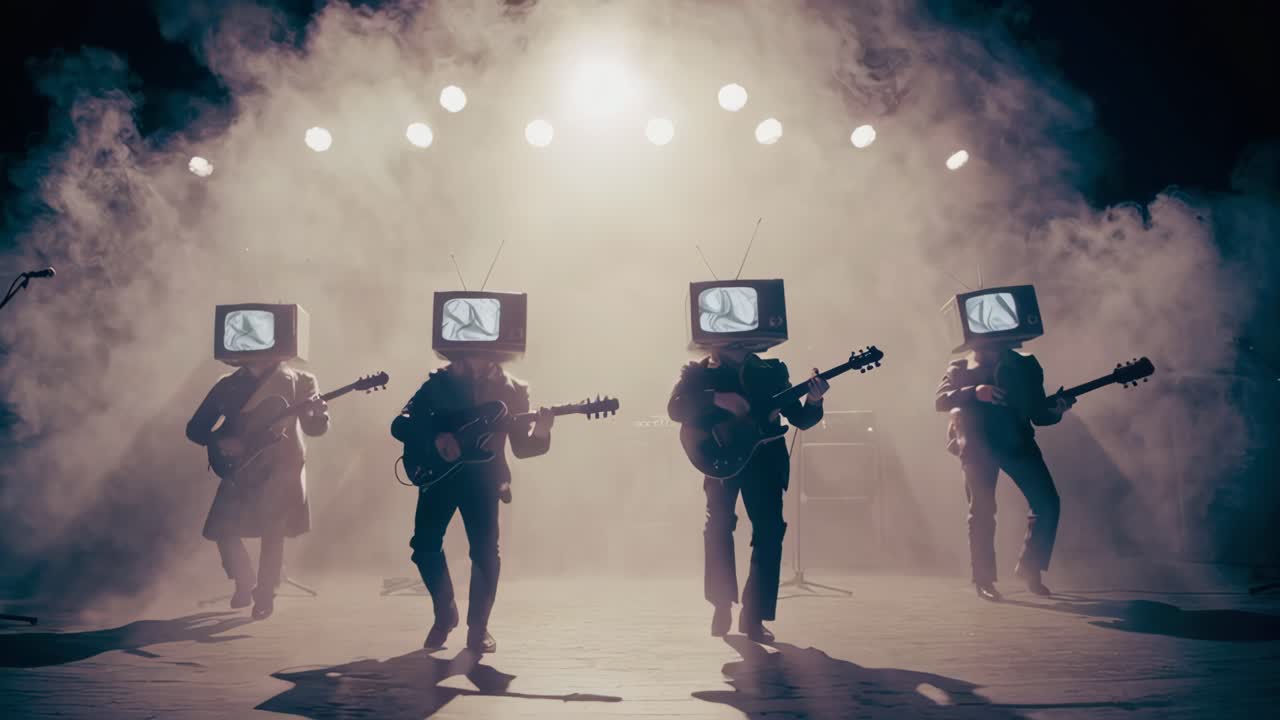 tv 헤드와 함께 밴드