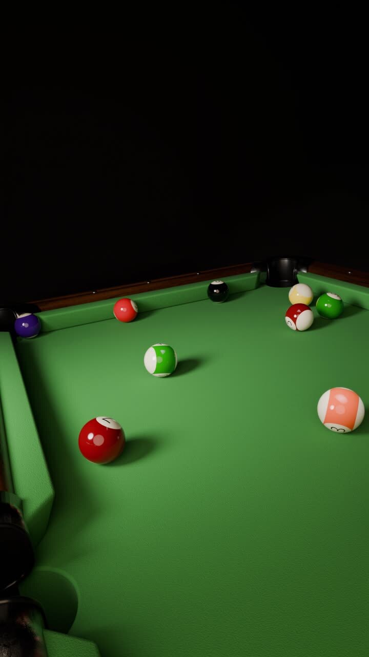 Pool Table Scene