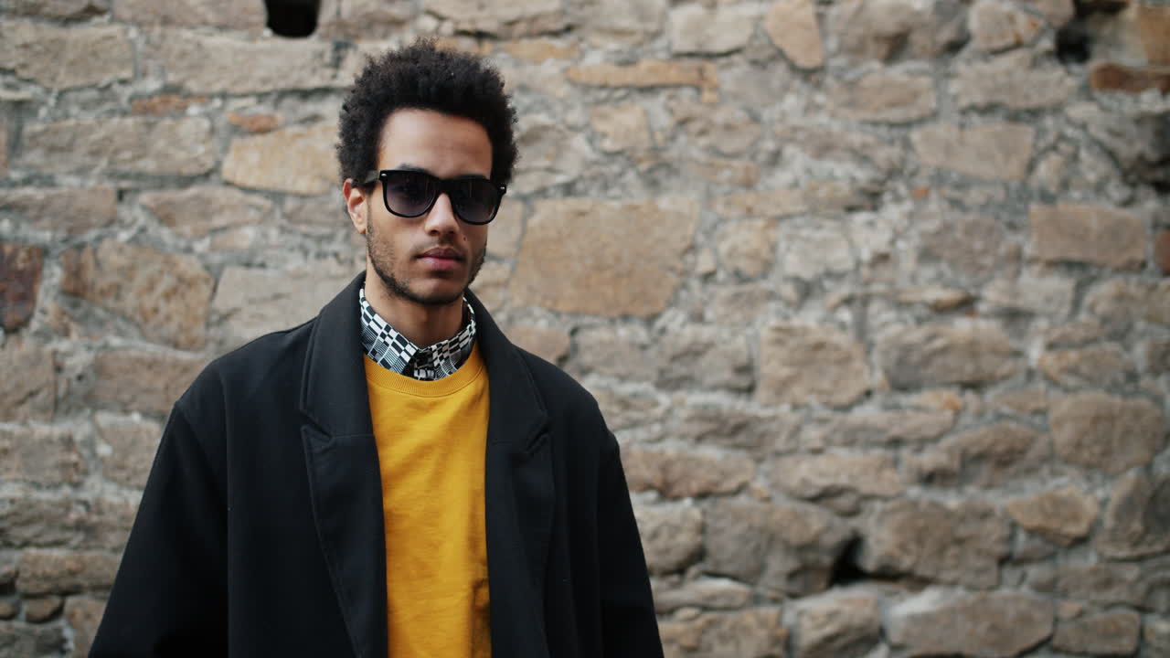 Stylish Man in Urban Setting