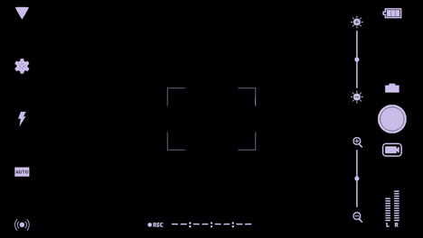 Phone camera REC animated overlay.  1080p - 30 fps - Alpha Channel (7)