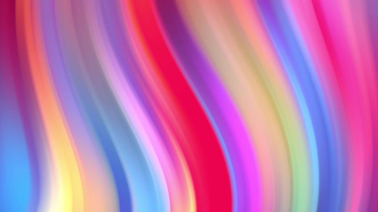 el gradiente de los colores del arco iris se desplaza cíclicamente en bucle. es un hermoso fondo abstracto de 4k con animación de bucle sin fisuras para presentaciones de vacaciones o cosas de moda en estilo de diseño en movimiento.