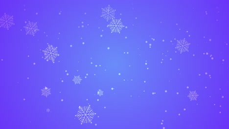Fall-snowflakes-in-blue-sky