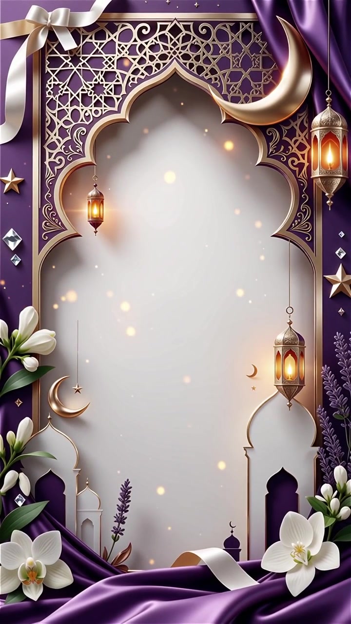 Compleanno del Profeta Maometto Mawlid al-Nabi Sfondo Islamico