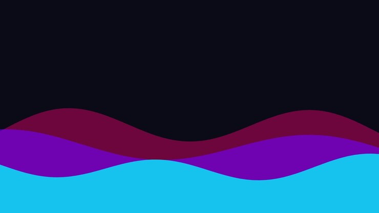 Abstract Motion Background with Smooth Colorful Waves