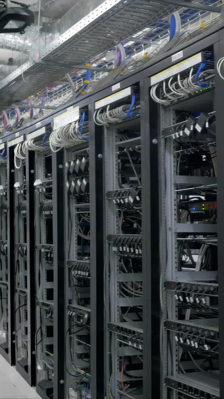 Server Room with Network Racks