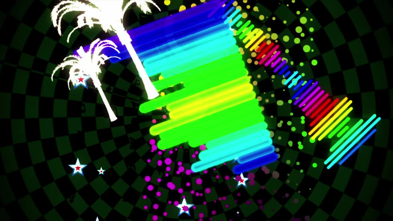 음악 스트럼 빈티지 vj 루프