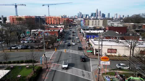 charlotte nc plaza midwood delantero aéreo