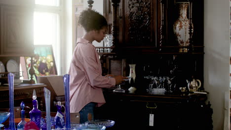 african american woman in a store