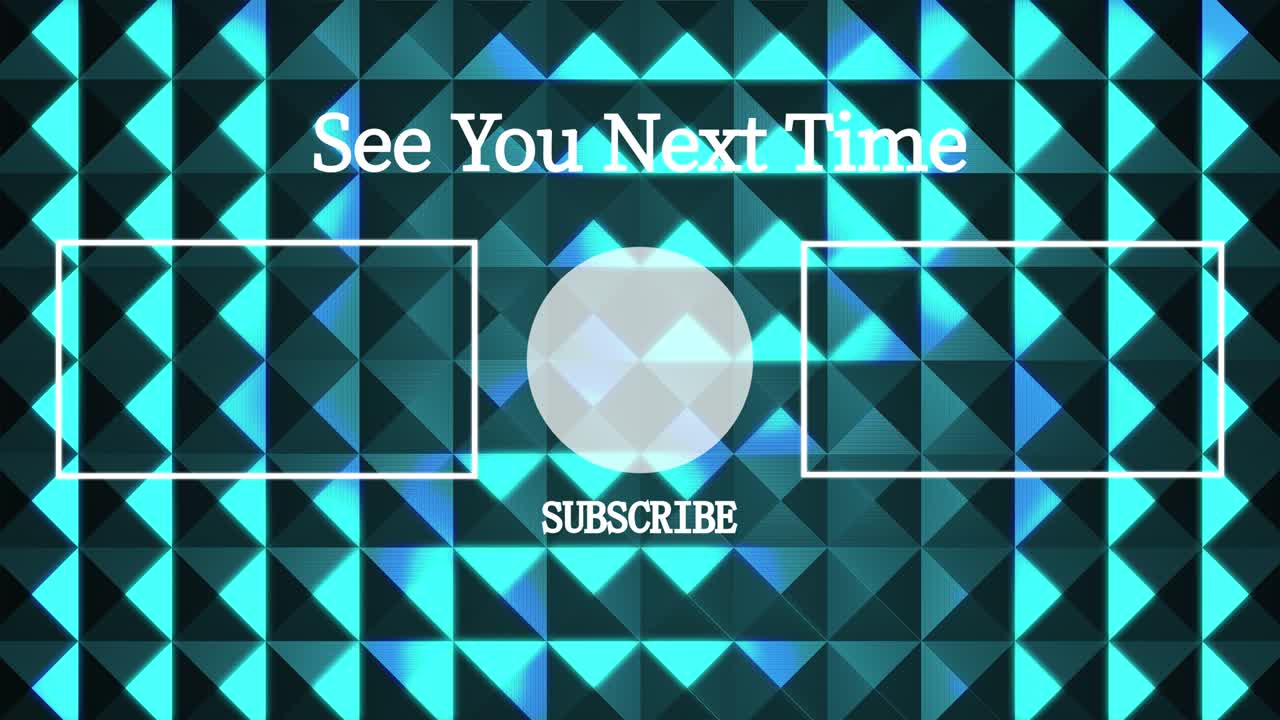 금속 반사 크리스탈 광채 엔드 카드 엔딩 스크린 모션 그래픽