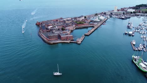 33 field hospital of fort blockhouse near the haslar marina in gosport, hampshire, england