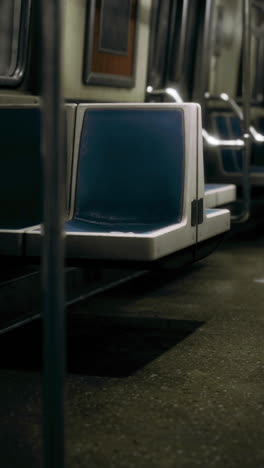 empty subway seats