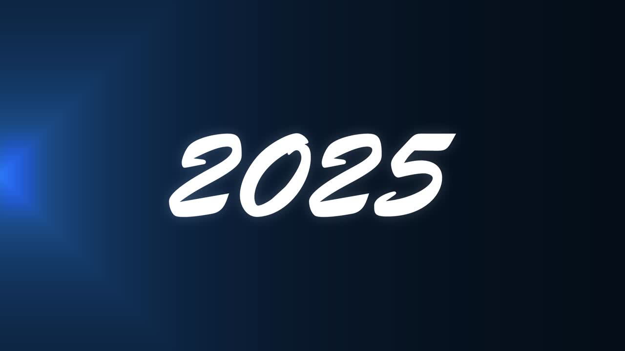 2025 animazione di testo motion graphics