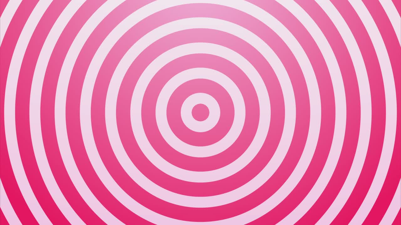 밝은 원 반지 추상 비디오 애니메이션 4k