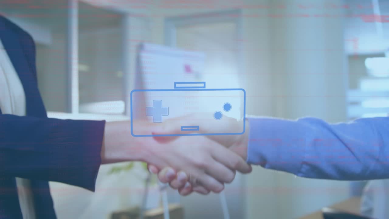 Animazione di icone ed elaborazione dati su diversi professionisti
