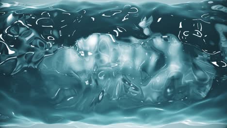 abstract blue glass liquid cylinder background loop