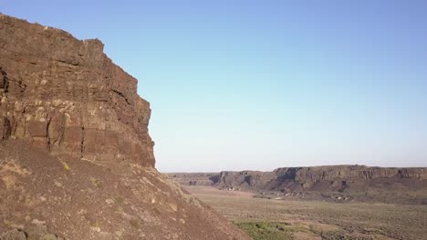 Luftaufnahmen-Zum-Nordrand-Von-Potholes-Coulee-Im-Bundesstaat-Wa,-Scablands