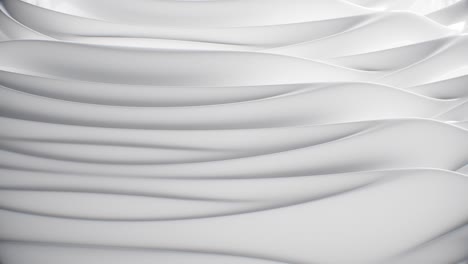 abstract background luxury cloth or liquid wave. mockup white background, silk cloth or satin  material abstract white elegant wallpaper design. seamless loop animation