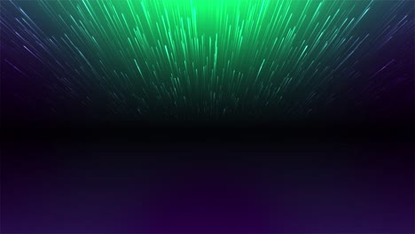 animation of glowing colorful emerald green moving lines simulating fiber connections and data transmission