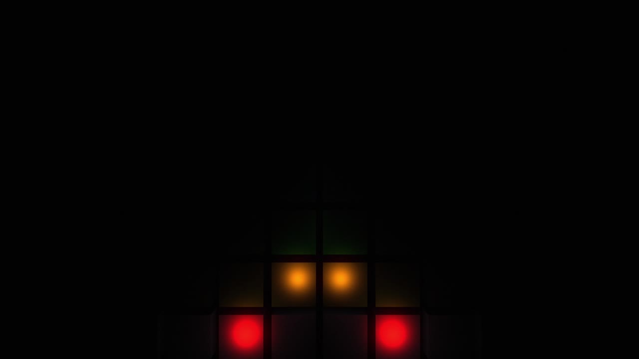 Farverigt Geometrisk Lysmønster
