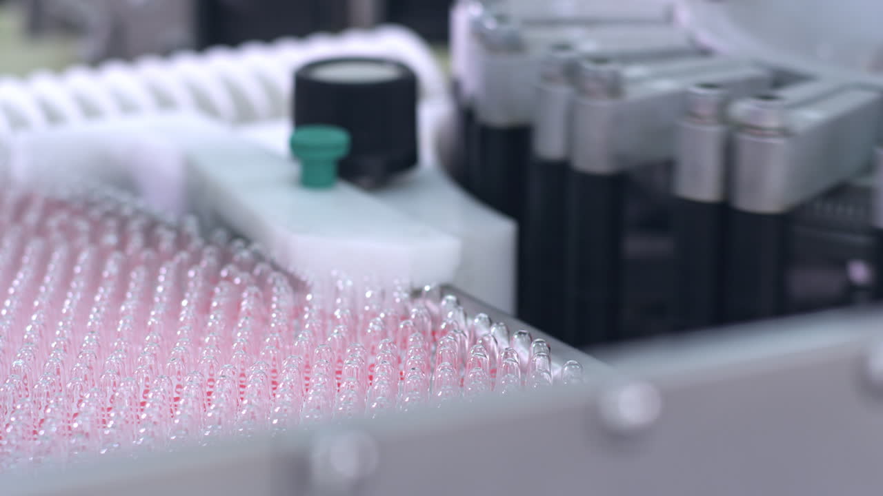 의약품 공장에서 의약품  ⁇ 풀. 생산 라인에서 의약품  ⁇ 풀