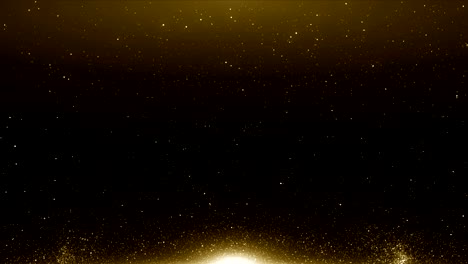 particles gold glitter bokeh award dust abstract background loop