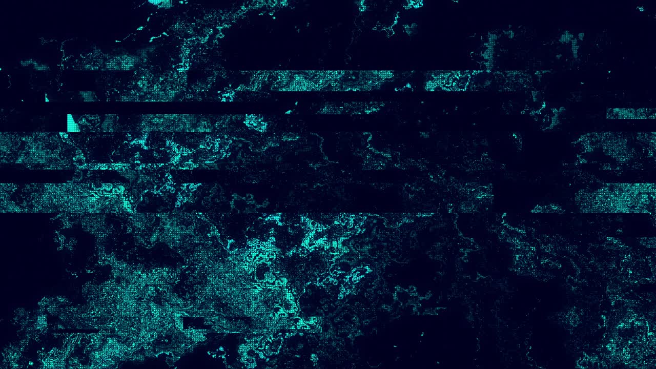 diseño único abstracto animación digital ruido de píxeles error de fallo daño de video