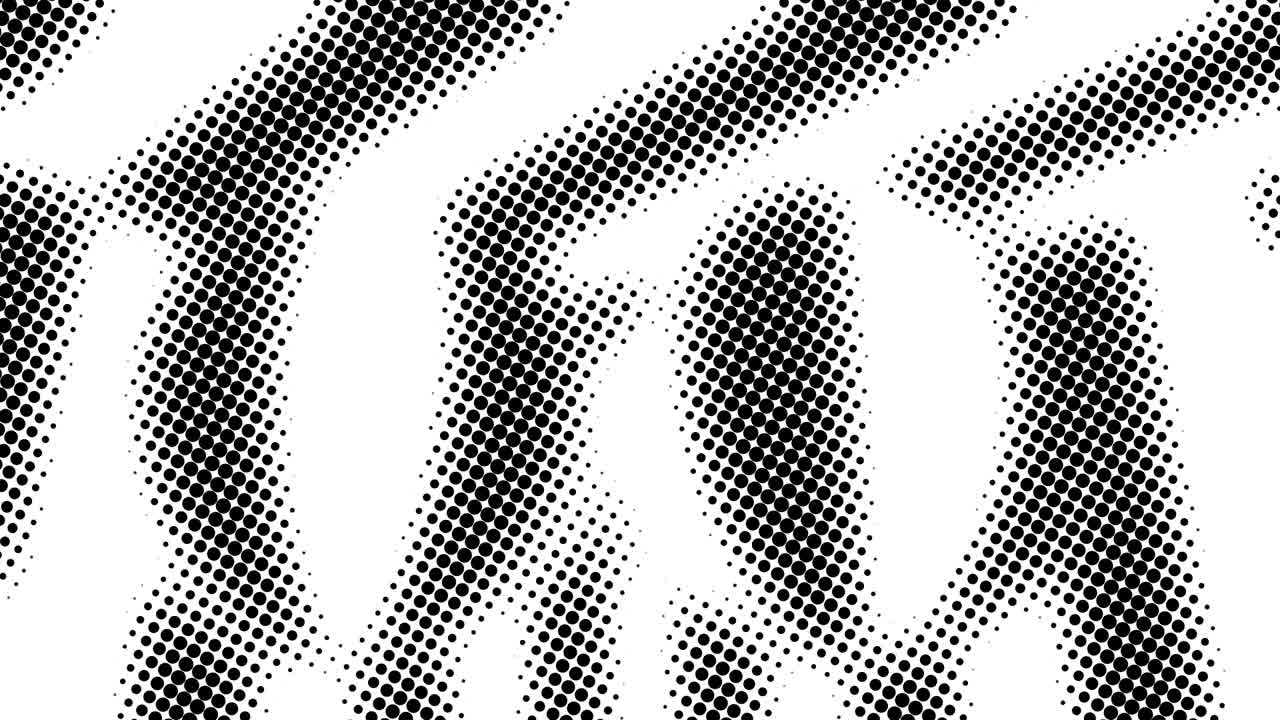 medio tono de muchos puntos, fondo abstracto generado por computadora, fondo de renderización 3d con efecto de ilusión óptica