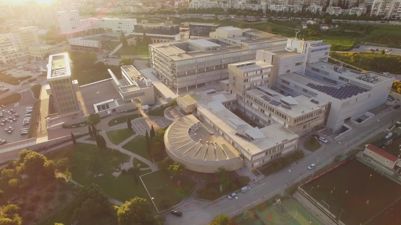 도시 건축의 아름다운 전망