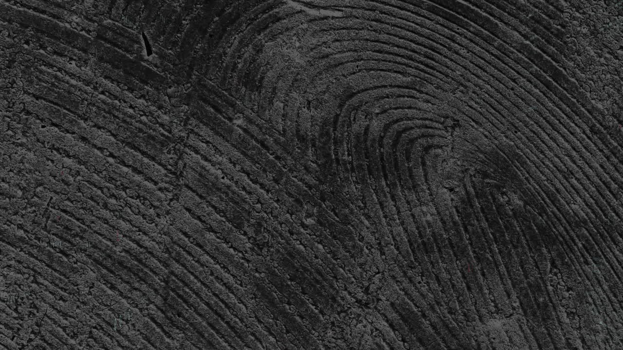 복사 공간과 함께 회색 배경에 대해 텍스처 패턴 효과를 변화시키는 애니메이션