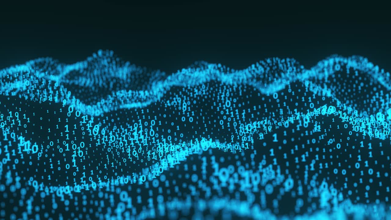 Abstract hi-tech surface loop