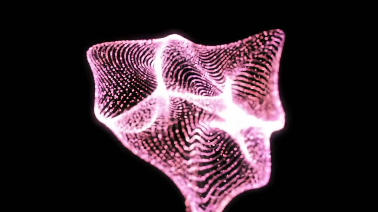 Dynamic Fluid Waves: A Captivating Display of Pulsating Light and Color Transitioning Through Abstract Forms in a Stunning Visual Experience