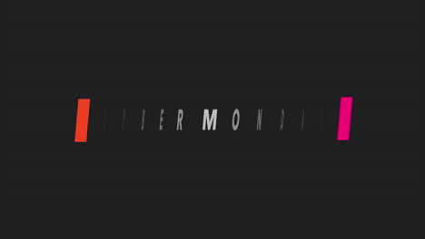 cyber montag mit geometrischen formen auf schwarzem modernem verlauf