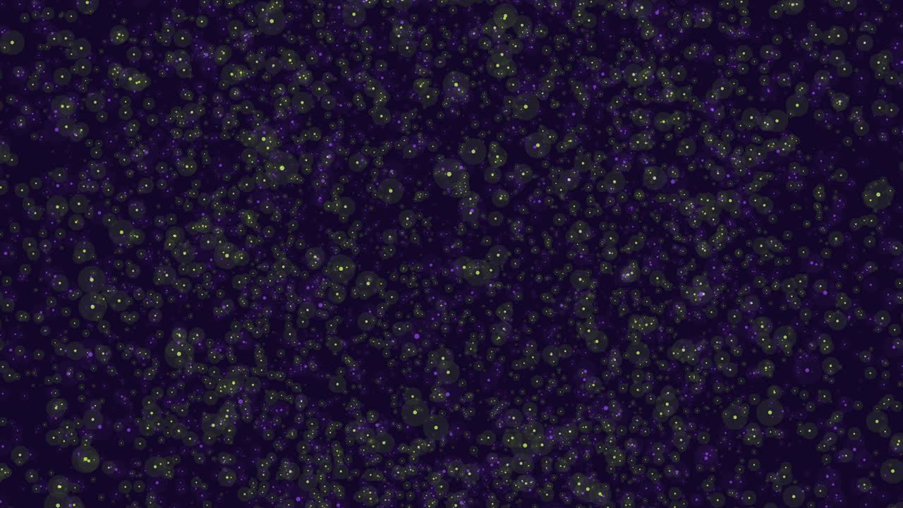 The image displays a vibrant pattern of purple and green dots against a black backdrop, ideal for enhancing design aesthetics on websites or apps