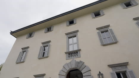 facade of a historical italian villa