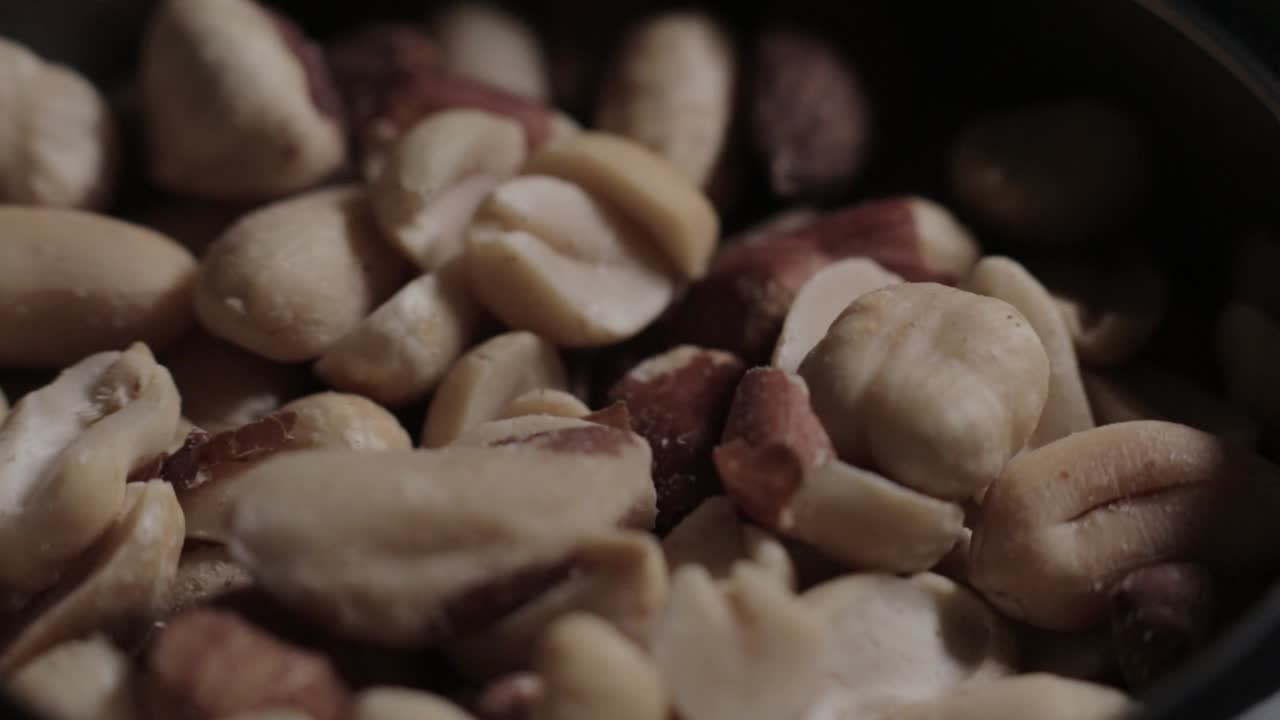 Roasted Skinless Crunchy And Delicious Snack - Close Up Shot