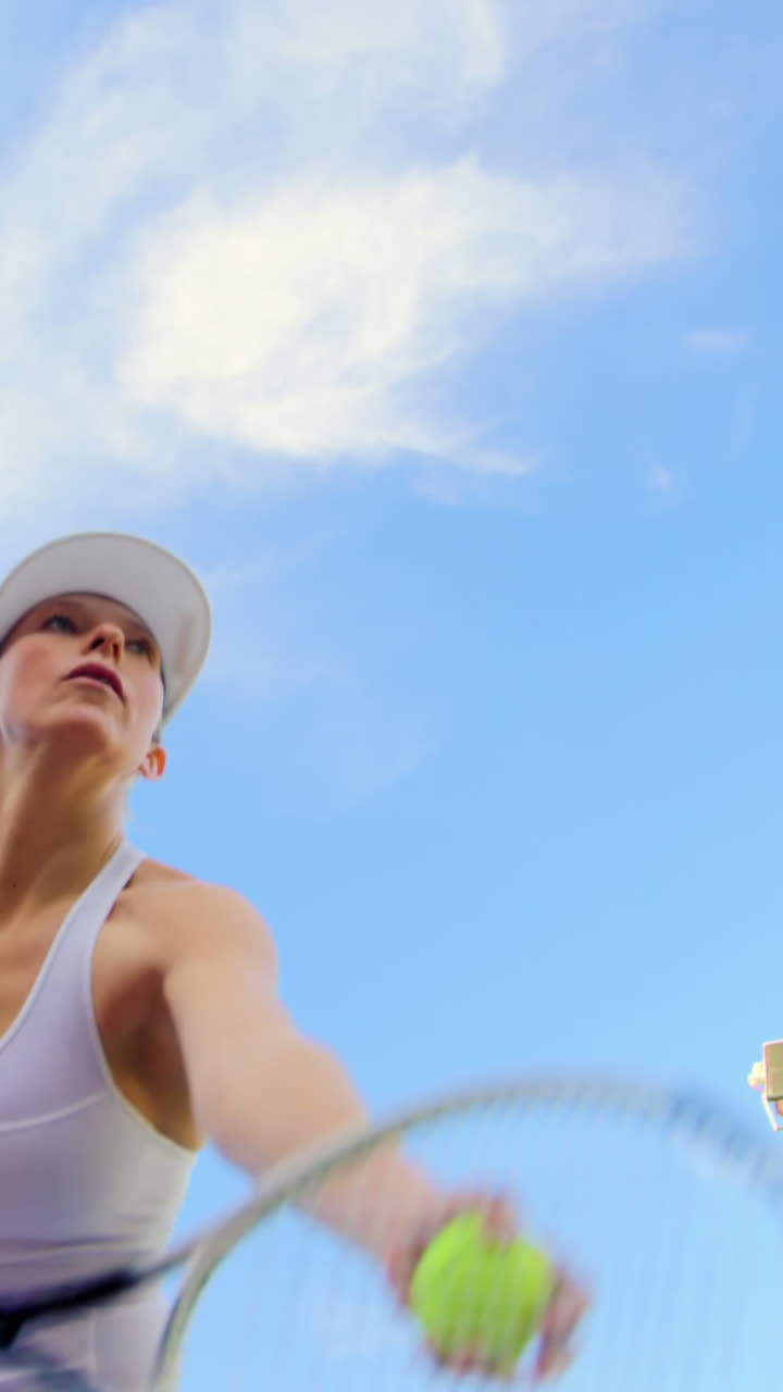 테니스 를 하는 활동적 인 스포츠 선수