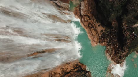 Vista-De-Pájaro-De-Las-Cascadas-El-Chiflon,-Chiapas-Mexico