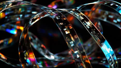 abstract tapestry of light