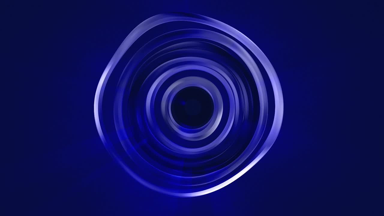 círculo abstracto con rayos de luz coloreados