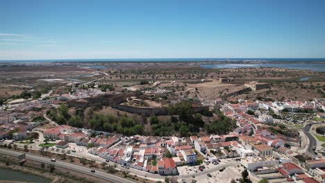 Medieval-Castle-in-Castro-Marim,-Portugal