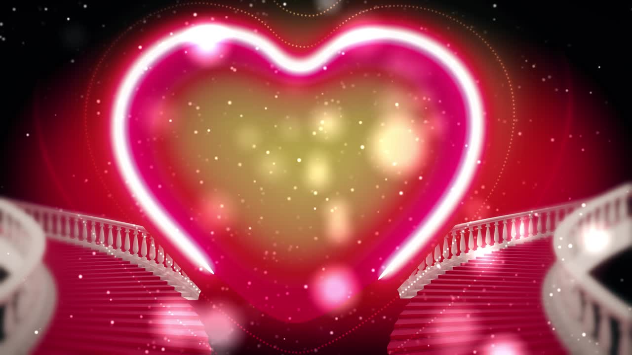 로맨틱 잡초 추상 모션 배경