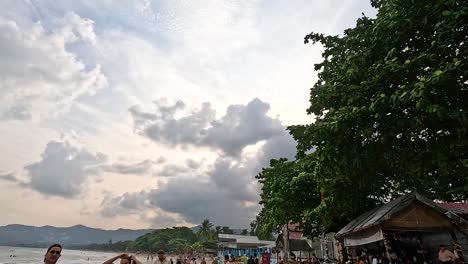 beach scene in thailand