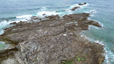 A-Panoramic-View-of-the-Ocean-from-a-Drone-View