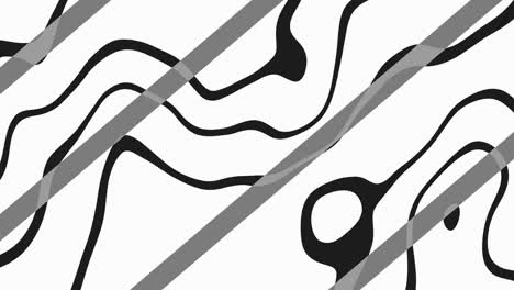White and black coloring trendy line background