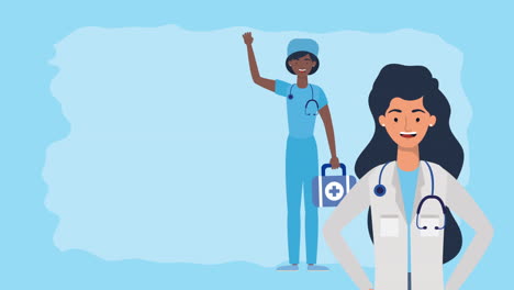 two female doctors