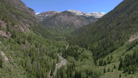 The-aerial-view-moves-to-show-a-view-of-beautiful-winding-Colorado-river