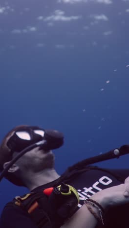 scuba diving underwater